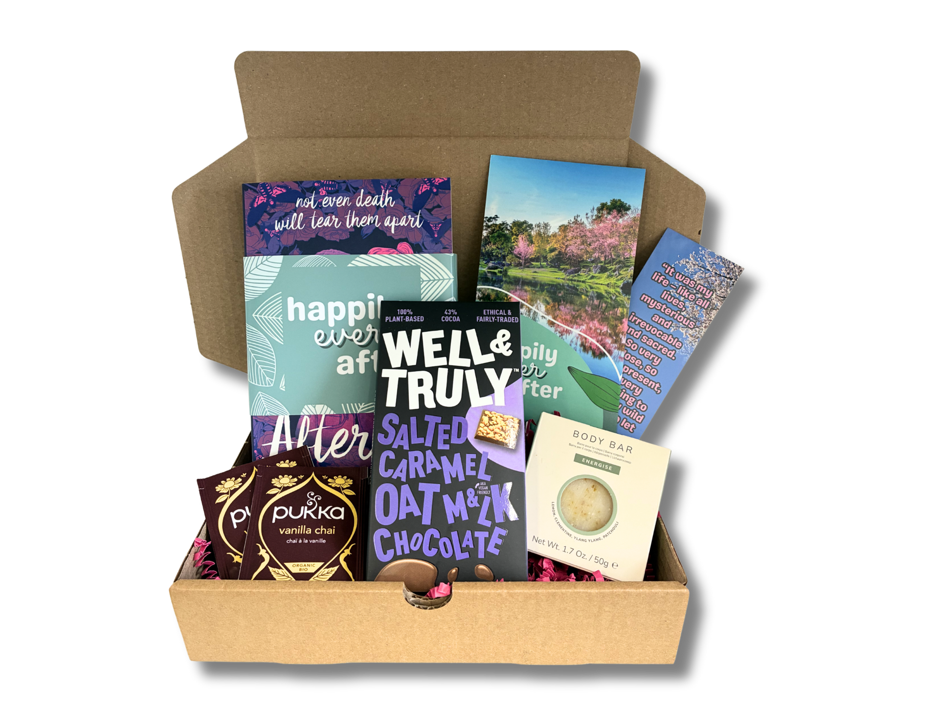 Happy reader enjoying their Young Adult Book Box
